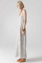 Strapless Maxi Dress - Seagull Print