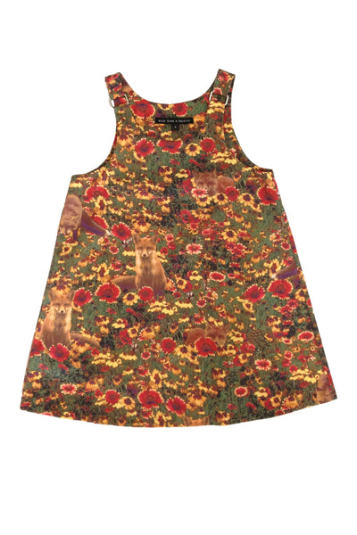 Girls' Tunic Dress - Fox Field Print