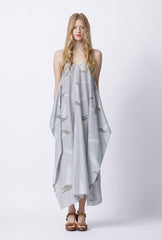 Seville Cotton Maxi - Seagull Digital Print