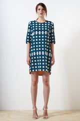 Suffolk Silk Tunic - Garden Floral Print