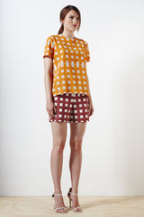 Thames Silk Tee - Summer Fruits Print