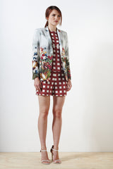 Broadwalk Silk Blazer - Garden Floral Print