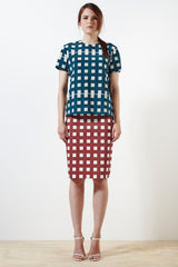 Thames Silk Tee - Summer Fruits Print