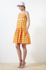 Cotswolds Cotton Dress - Garden Floral Print