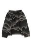 Harem Pants - Cloud Cover Print - Black And Cream