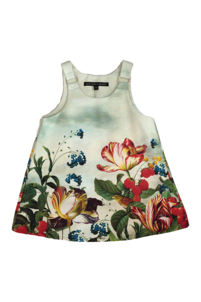 Girls' Tunic Dress - Garden Floral Print