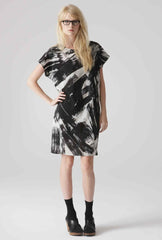 Loose Tunic - Brushstoke Print