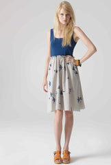 Singlet Dress - Seagull Print