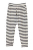 Cornwall Silk Pants - Mid Stripe Print - Bronze / Navy