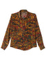 Caravan Silk Shirt - Fox Field Print