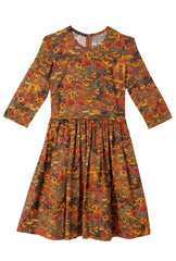 Cochella Cotton Dress - Fox Field Print