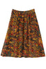 Drifter Silk Skirt - Fox Field Print