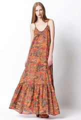 Arizona Maxi Dress - Fox Field Print