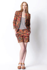Boulevard Blazer - Fox Field Print