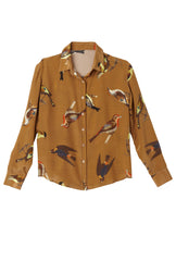 Traveller Silk Cardigan - Birdhouse