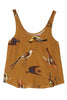 Canyon Silk Tank - Birdhouse Print