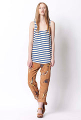 Cornwall Silk Pants - Birdhouse Print