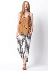 Canyon Silk Tank - Birdhouse Print