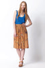 Drifter Silk Skirt - Birdhouse Print