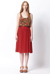 Canyon Silk Tank - Fox Field Print