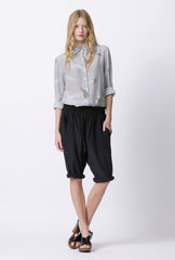 Oslo Silk Shirt - Seagull Print